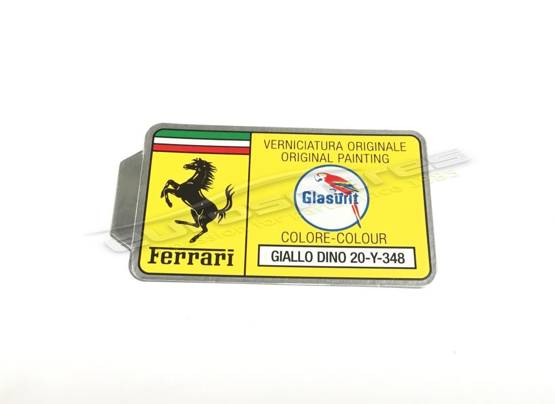 nuovo ferrari adesivo con codice vernice glasurit (cerchio). numero parte er361549 (1)