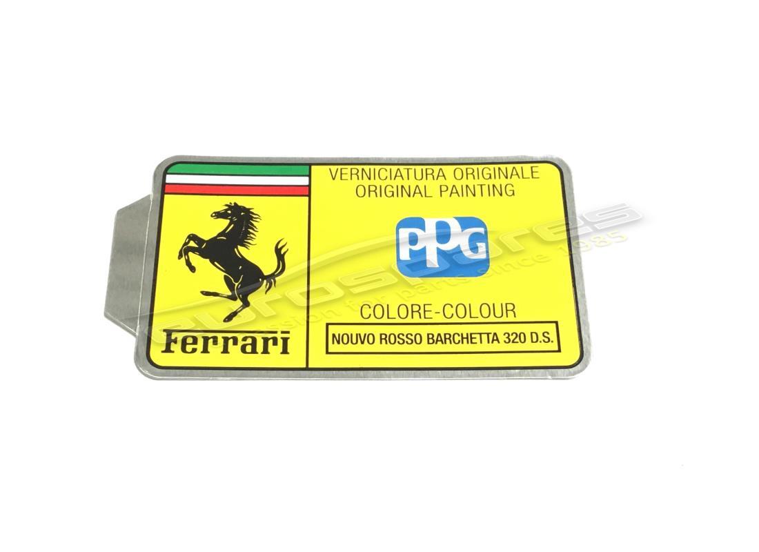 nuovo ferrari adesivo codice verniciatura ppg. numero parte er361571 (1)