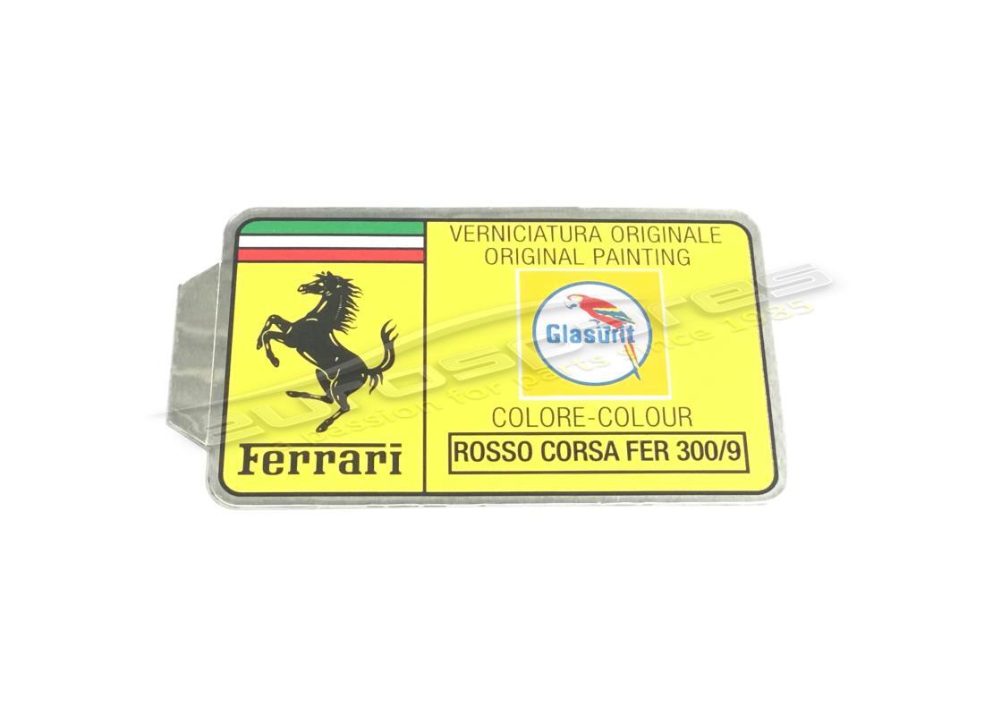 nuova ferrari etichetta vernice glasurit. numero parte mc36151 (1)