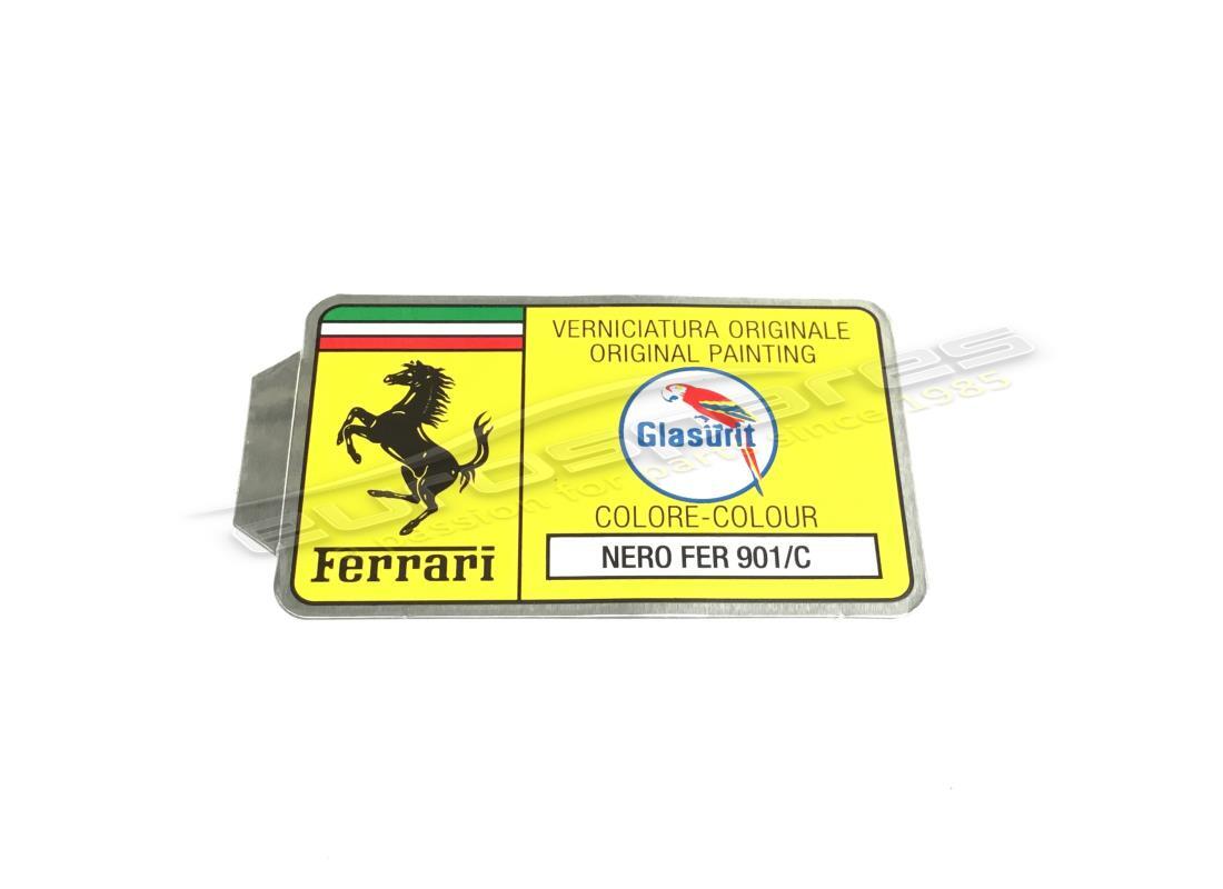 nuovo ferrari adesivo con codice vernice glasurit (cerchio). numero parte er361546 (1)