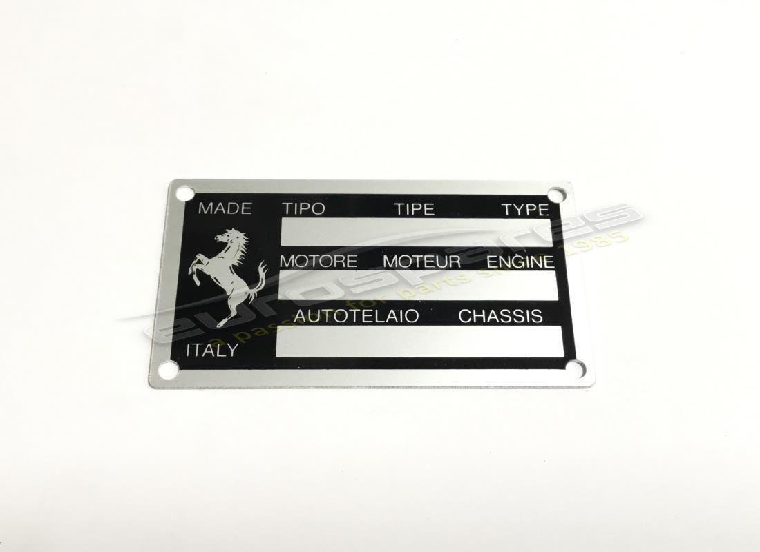 nuova piastra telaio ferrari. numero parte fpl001 (1)