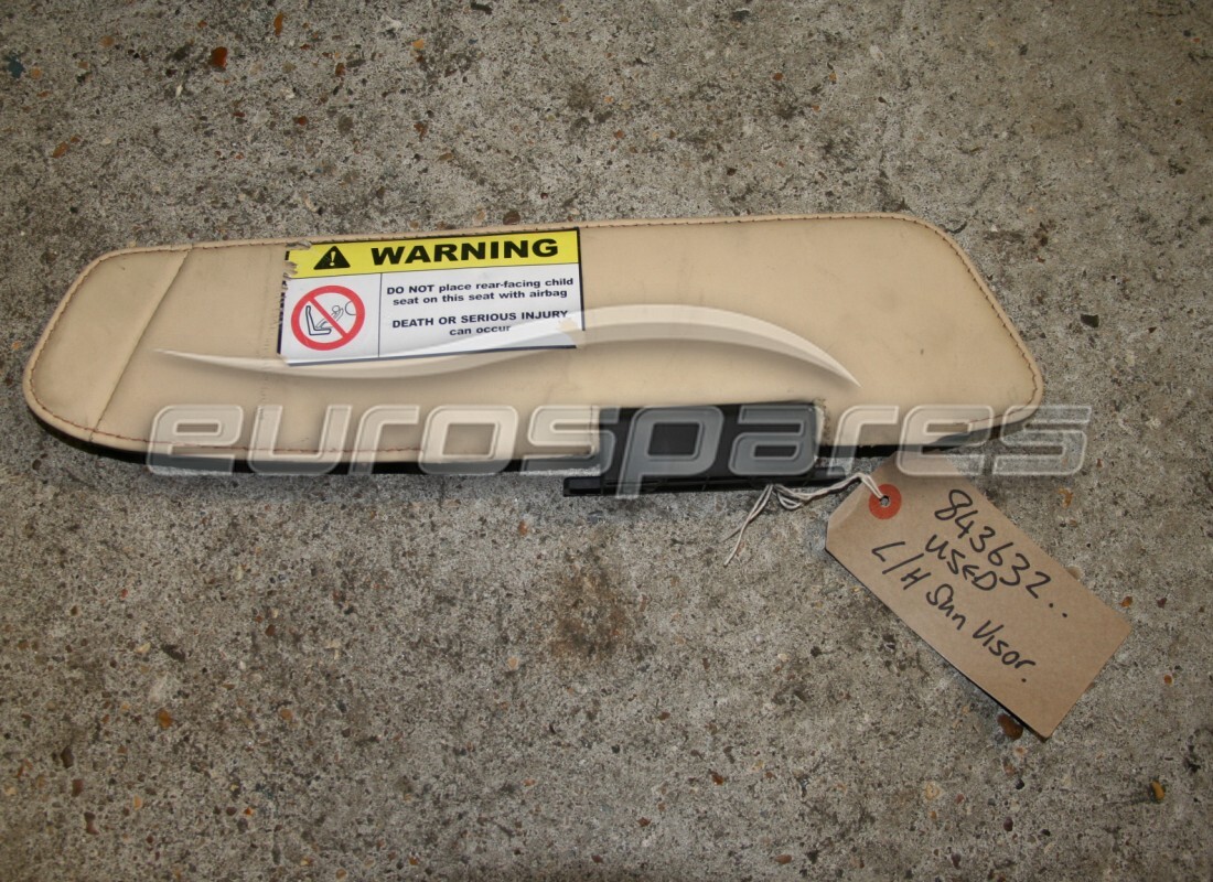 VISIERA PARASOLE SX USATA Ferrari . NUMERO PARTE 843632.. (1)