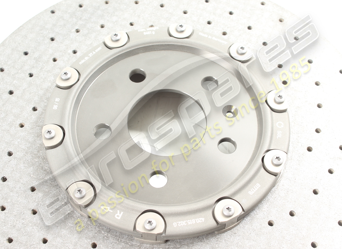 nuovo lamborghini disco freno anteriore in carbonio-ceramica (ccp). numero parte 420615302g (3)