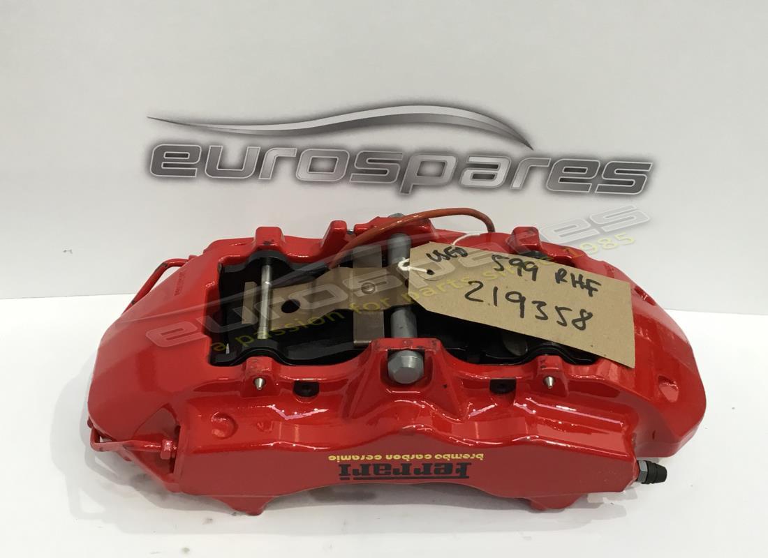 PINZA ANTERIORE DX USATA Ferrari CON PASTIGLIE. NUMERO PARTE 219358 (1)