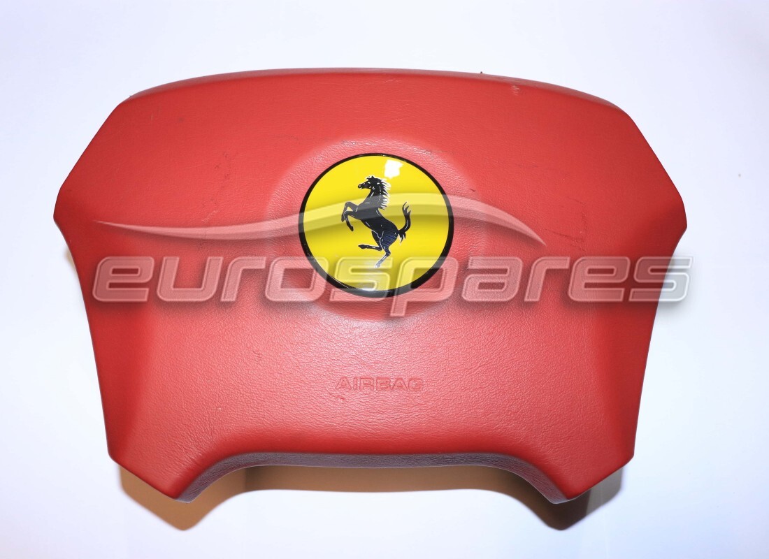 AIRBAG DA GUIDA Ferrari USATO IN PELLE ROSSA 3171 . NUMERO PARTE 65895701 (1)