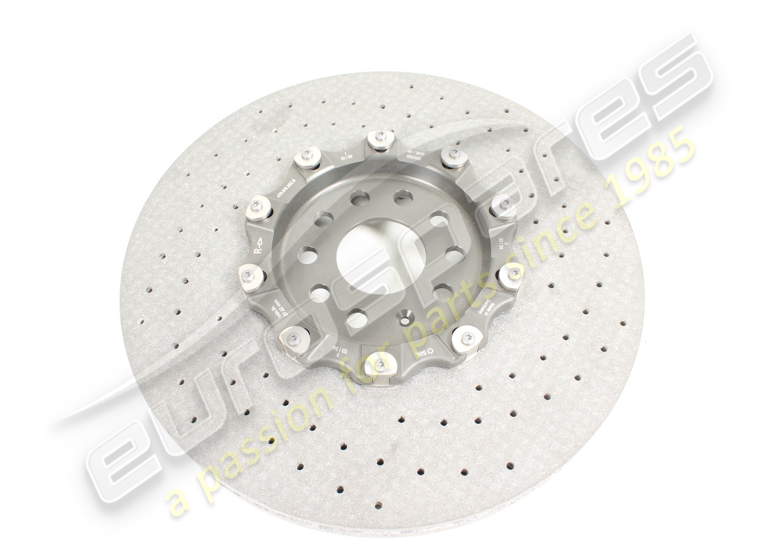 NUOVO Lamborghini DISCO FRENO ANTERIORE DESTRO IN CERAMICA (VENTILATO). NUMERO PARTE 470615302G (1)