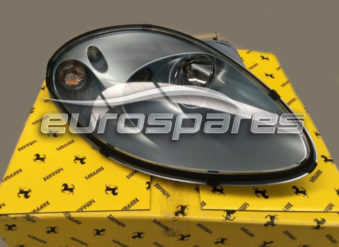 nuovo ferrari faro anteriore dx abbagliante/anabbagliante grigio in lega argento. numero parte 72001393 (1)