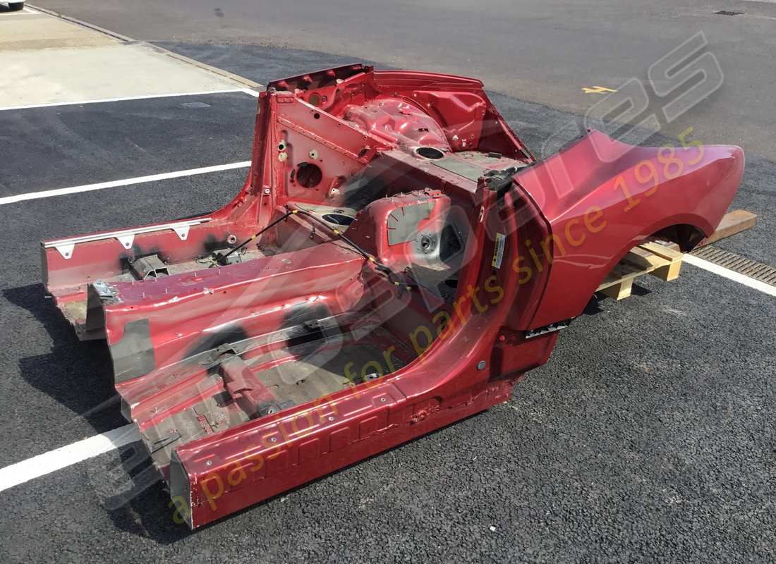 ferrari sezione telaio posteriore usata. numero parte 814360000b (5)