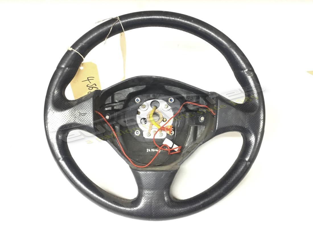 VOLANTE Ferrari USATO IN NERO CON CUCITURE ROSSE. NUMERO PARTE 157313A (1)
