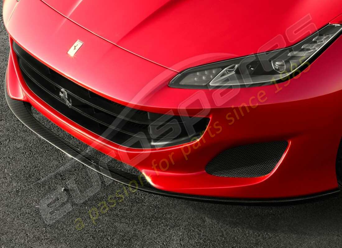 nuovo ferrari spoiler anteriore in fibra di carbonio. numero parte 765473 (1)