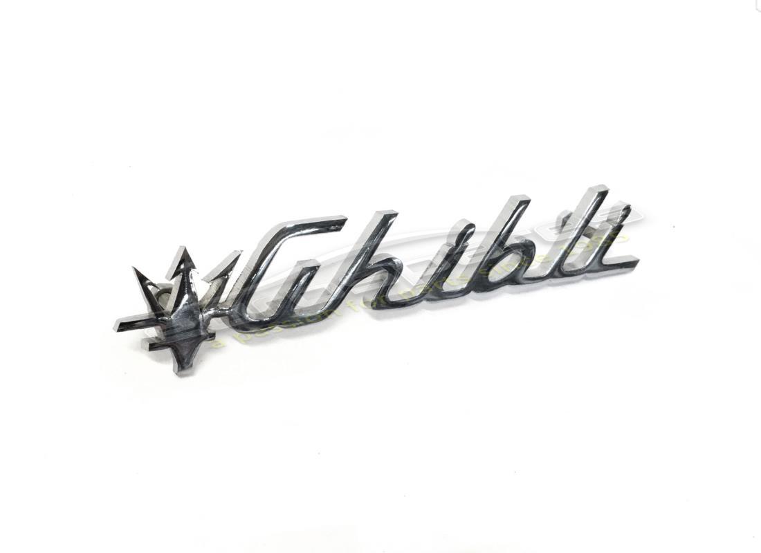 nuova maserati scritta cromata ghibli. numero parte 115mb66491 (1)