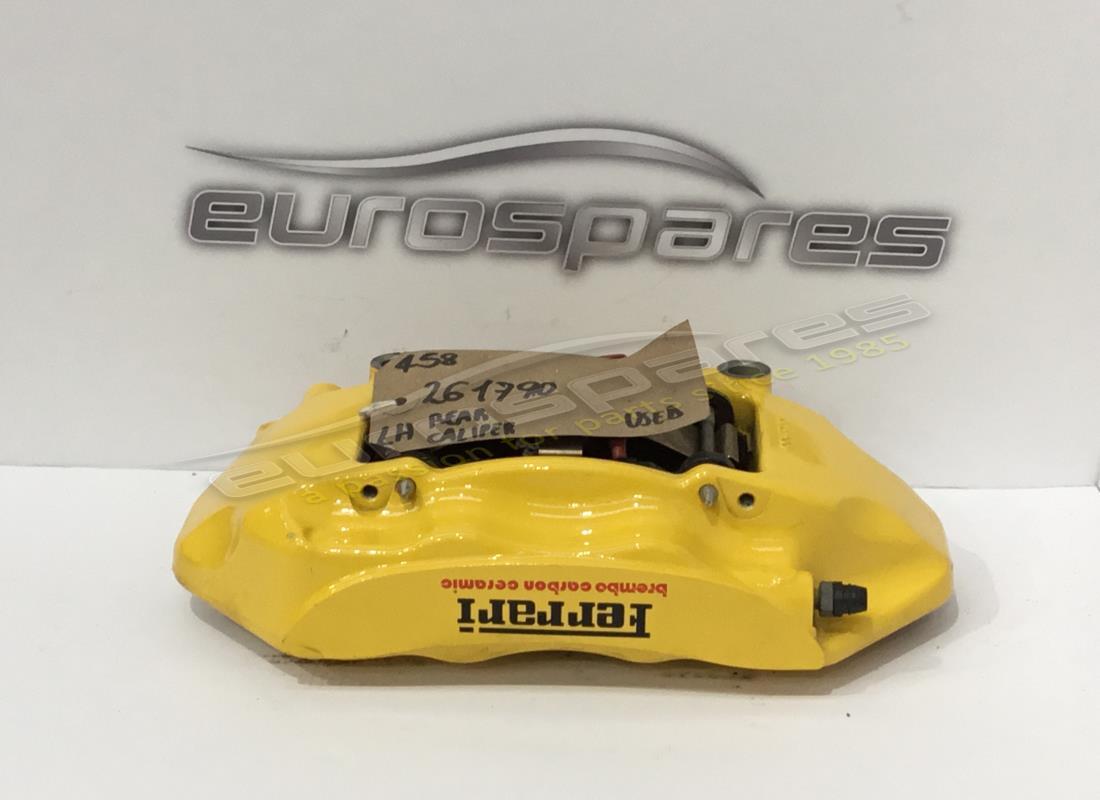 PINZA POSTERIORE SX USATA Ferrari CON PASTIGLIE-GIALLE-. NUMERO PARTE 261790 (1)