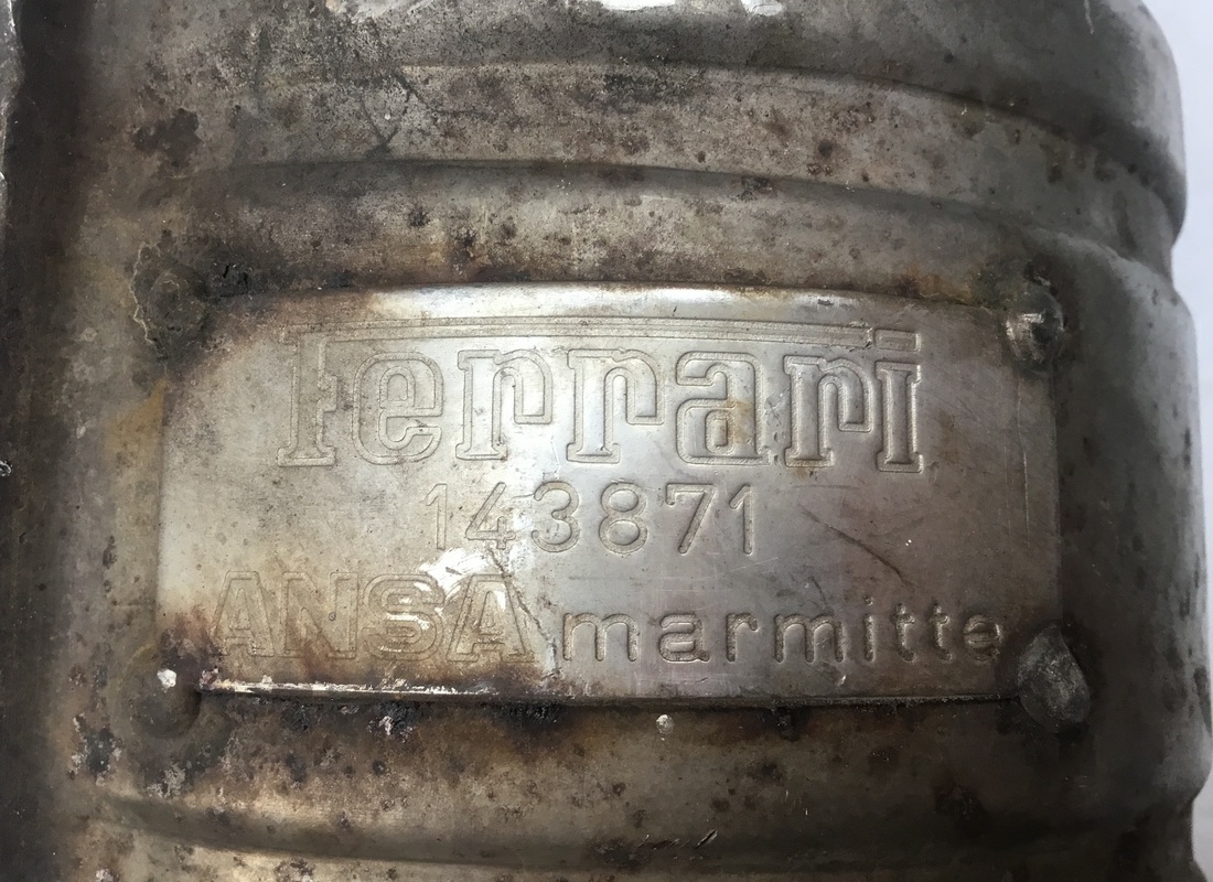 usato ferrari presilenziatore di scarico dritto. numero parte 143871 (3)
