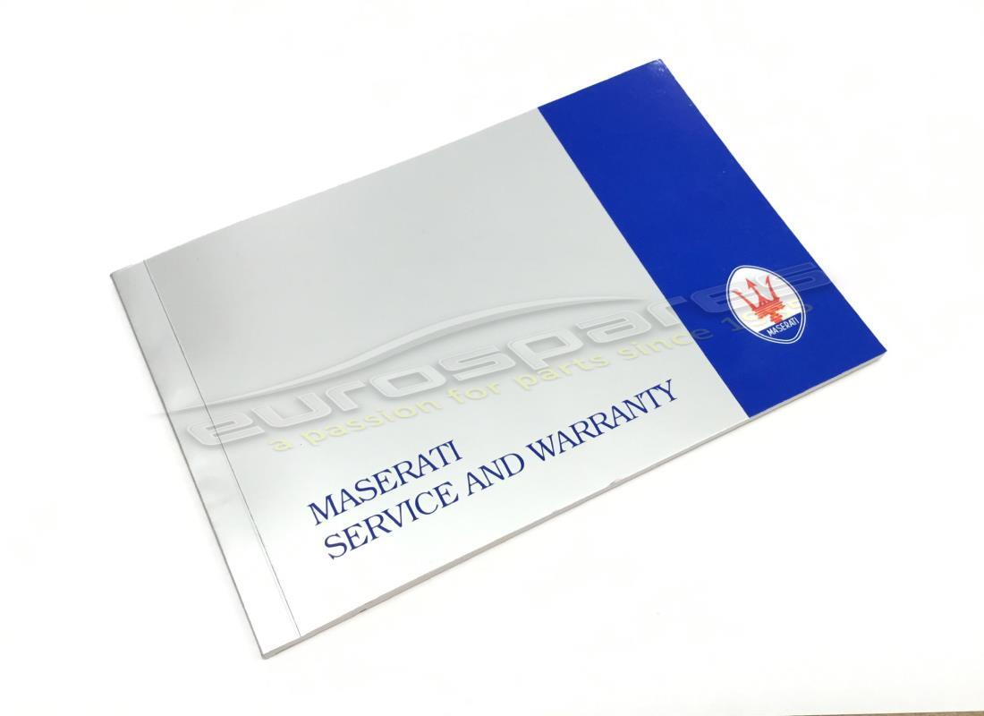 nuovo libro di servizio maserati in inglese. numero parte 399851400 (1)