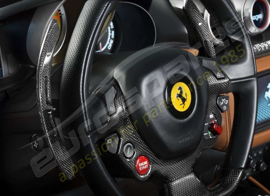 nuove ferrari f1 leva del cambio da corsa, in fibra di carbonio lucida. numero parte 70004930 (1)
