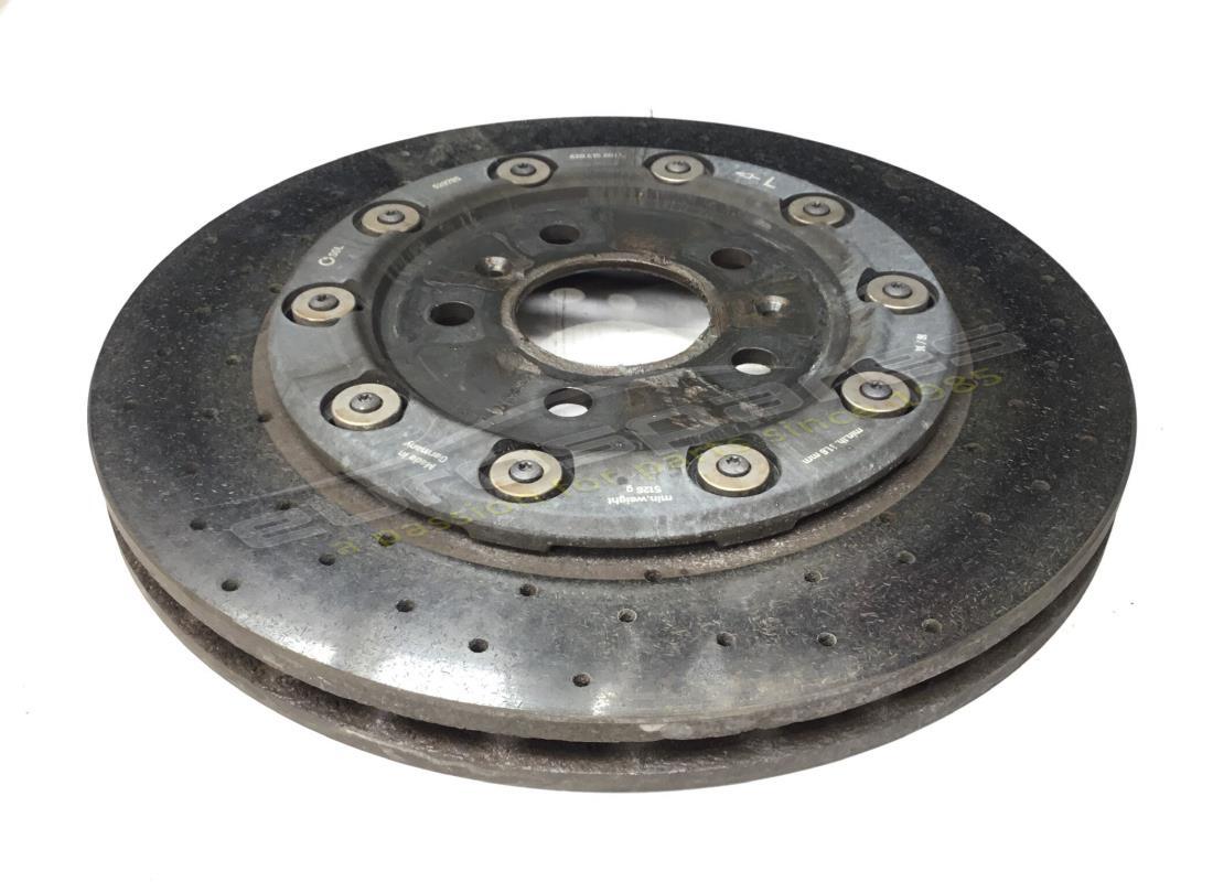 DISCO FRENO IN CARBONIO-CERAMICA USATO Lamborghini (CCP). NUMERO PARTE 420615601L (1)