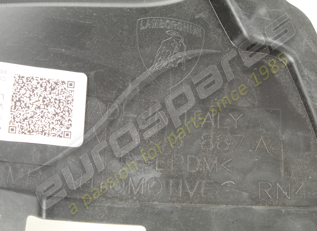 NUOVO LAMBORGHINI SPOILER ANTERIORE PASSARUOTA SINISTRO. NUMERO PARTE 4ML853887A (4) nuovo lamborghini spoiler anteriore passaruota sinistro. numero parte 4ml853887a (4)