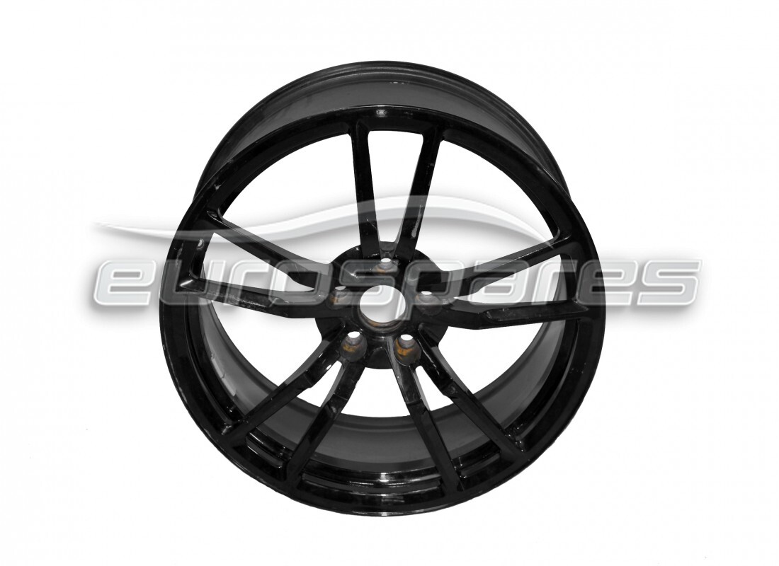 used lamborghini wheel rim shiny black ant. part number 400601017dg (1)