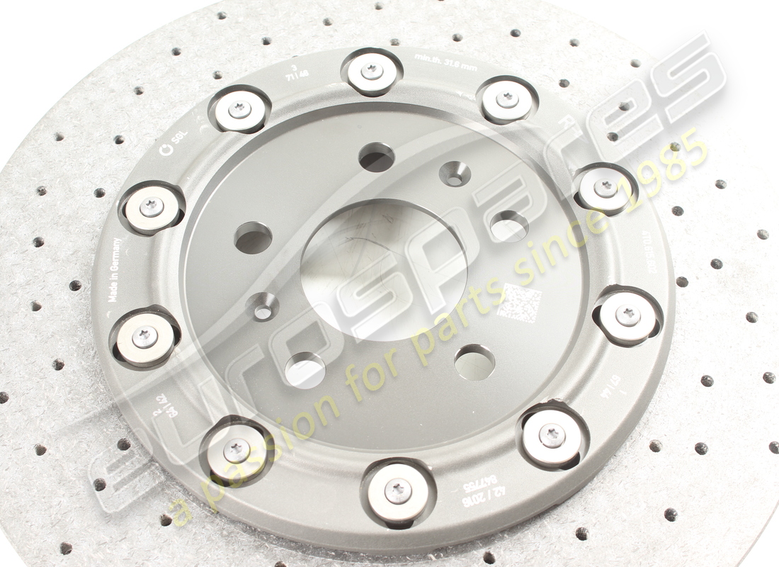 nuovo lamborghini disco freno in carbonio-ceramica (ccp). numero parte 420615602f (3)