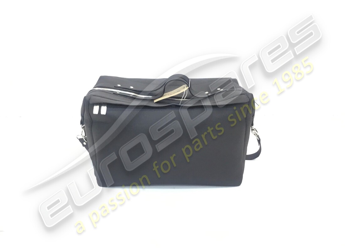 nuova borsa da bagagli maserati, pelle nera. numero parte 940000313 (2)