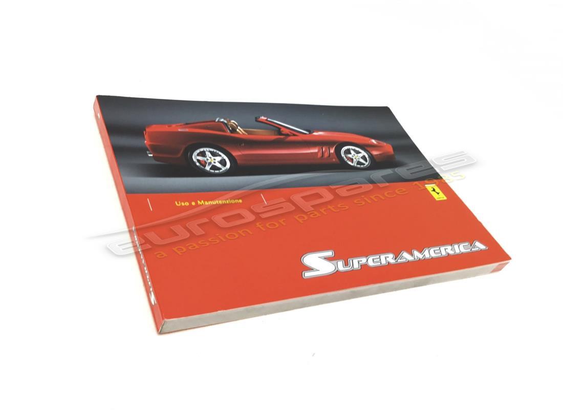 nuovo ferrari libro di istruzioni -italiano-. numero parte 69319700 (1)