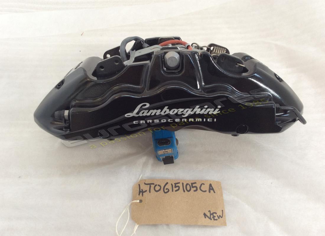 NUOVA Lamborghini PINZA FRENO IN CERAMICA NERA . NUMERO PARTE 4T0615105CA (1)