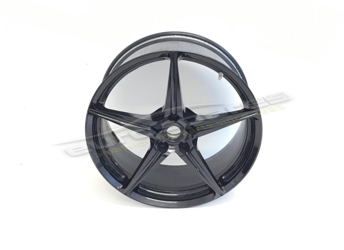 RUOTA POSTERIORE Ferrari USATA (FORGIATA NERA) 20 POLLICI . NUMERO PARTE 268642A (1)