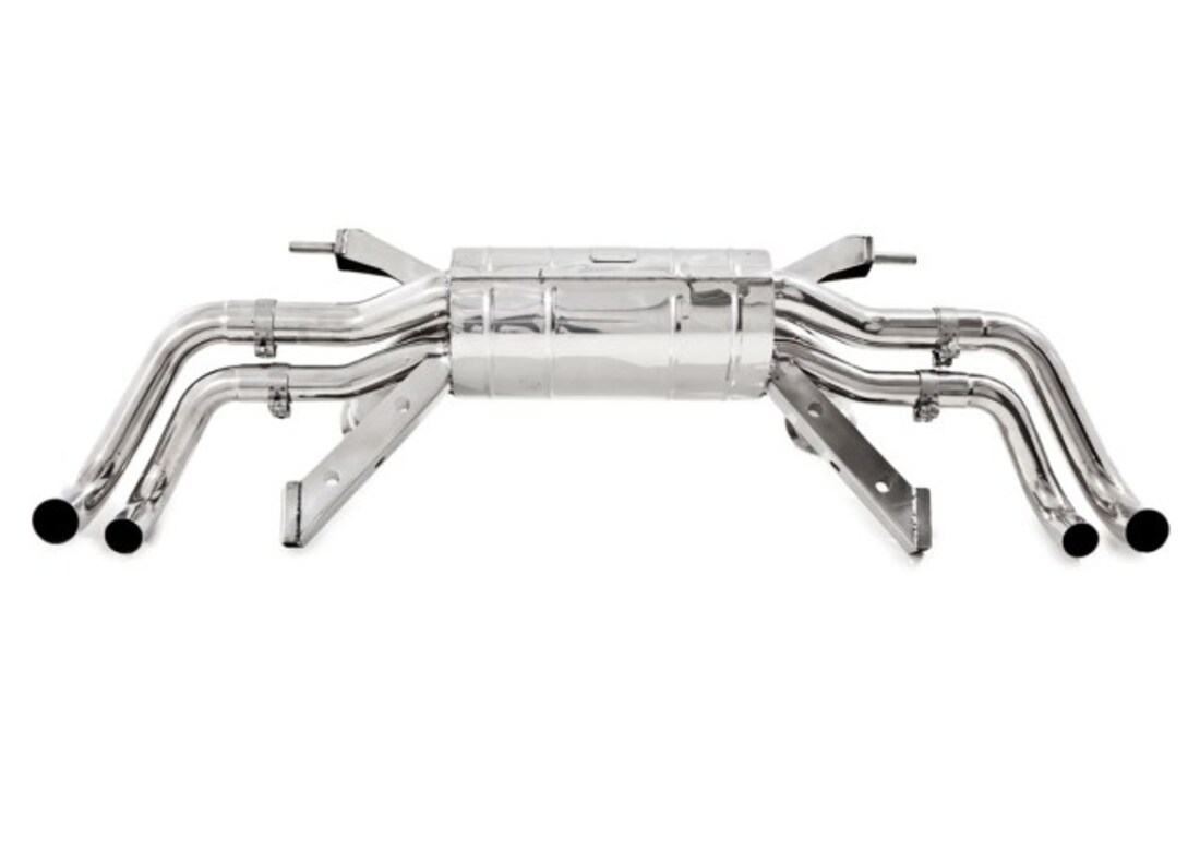 nuovo tubi r8 v10 1^ scarico gen senza valvola. numero parte tsaur8v10000an (1)