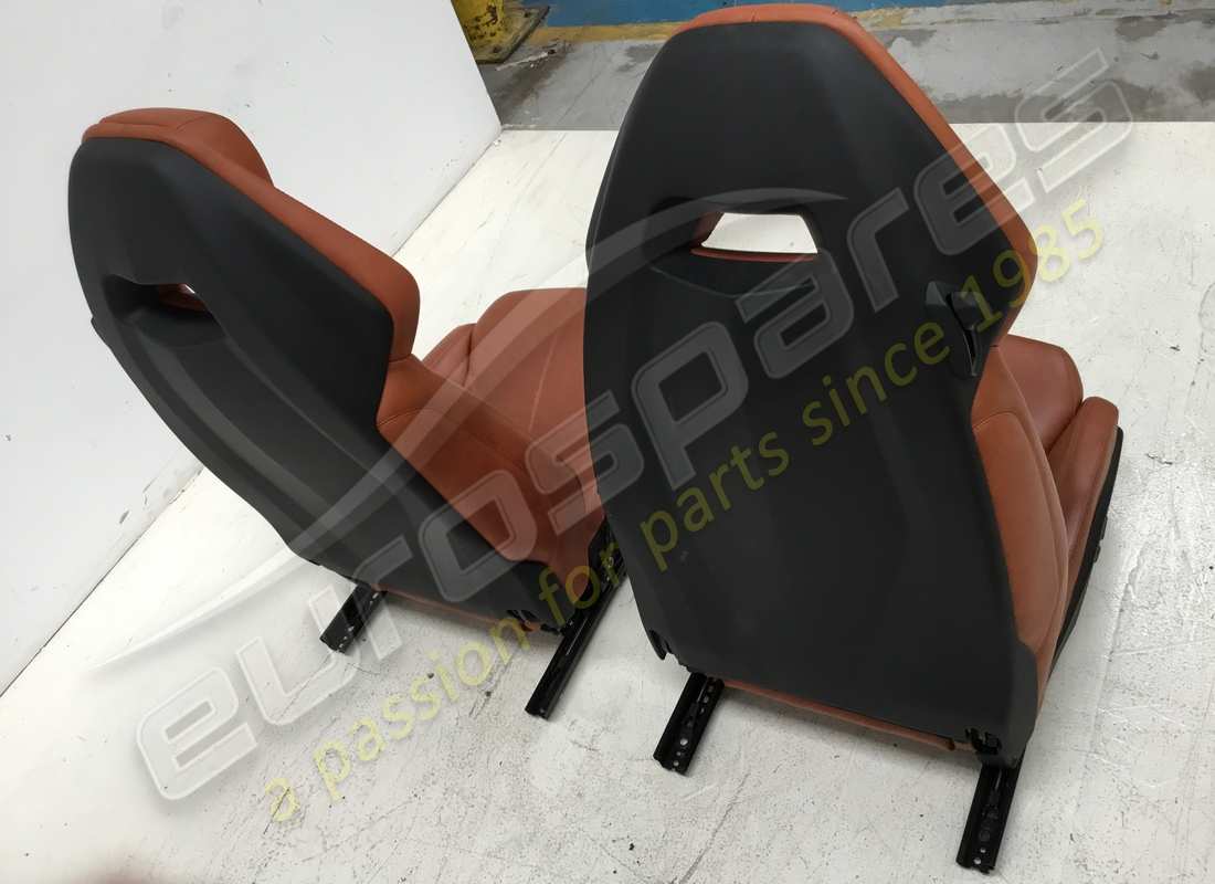 lamborghini paio di posti a sedere usati - pelle (pesco). numero parte 4t08810212az (6)