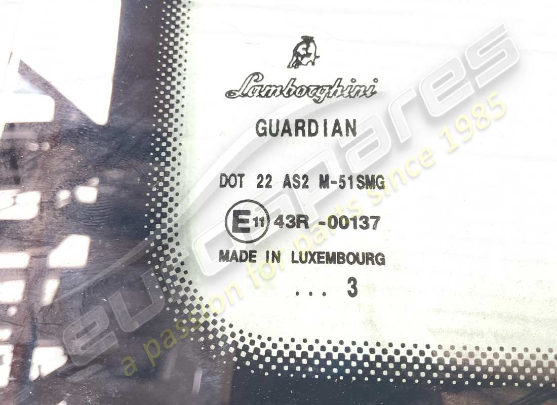 lamborghini vetro del lunotto posteriore usato. numero parte 408845501a (2)