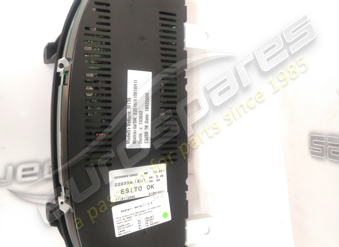 nuovo maserati quadro strumenti, km m139. numero parte 229334 (3)