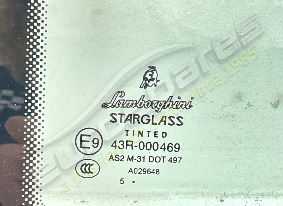 finestrino laterale posteriore lamborghini usato. numero parte 408845299a (2)