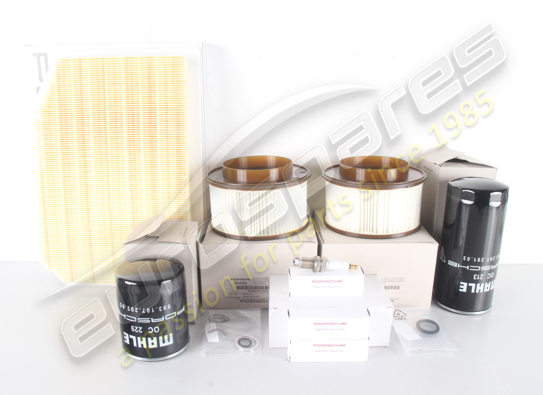 nuovo porsche set di manutenzione - per - manutenzione periodica - 40 000km - 24 000 mls - composto da: numero parte 99310090100 (1)