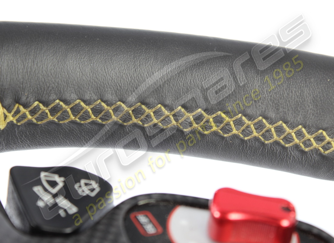 volante completo usato ferrari - nero [black]. numero parte 87233700 (7)