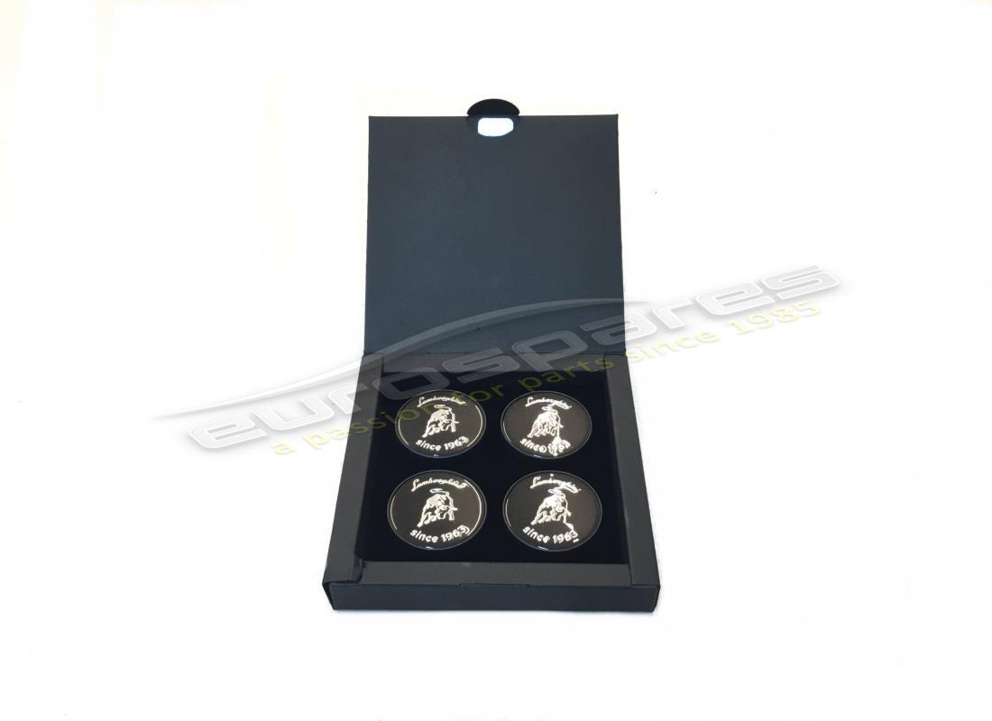 nuovo lamborghini kit badge per ruota, dal 1963. numero parte 0r8340072 (1)