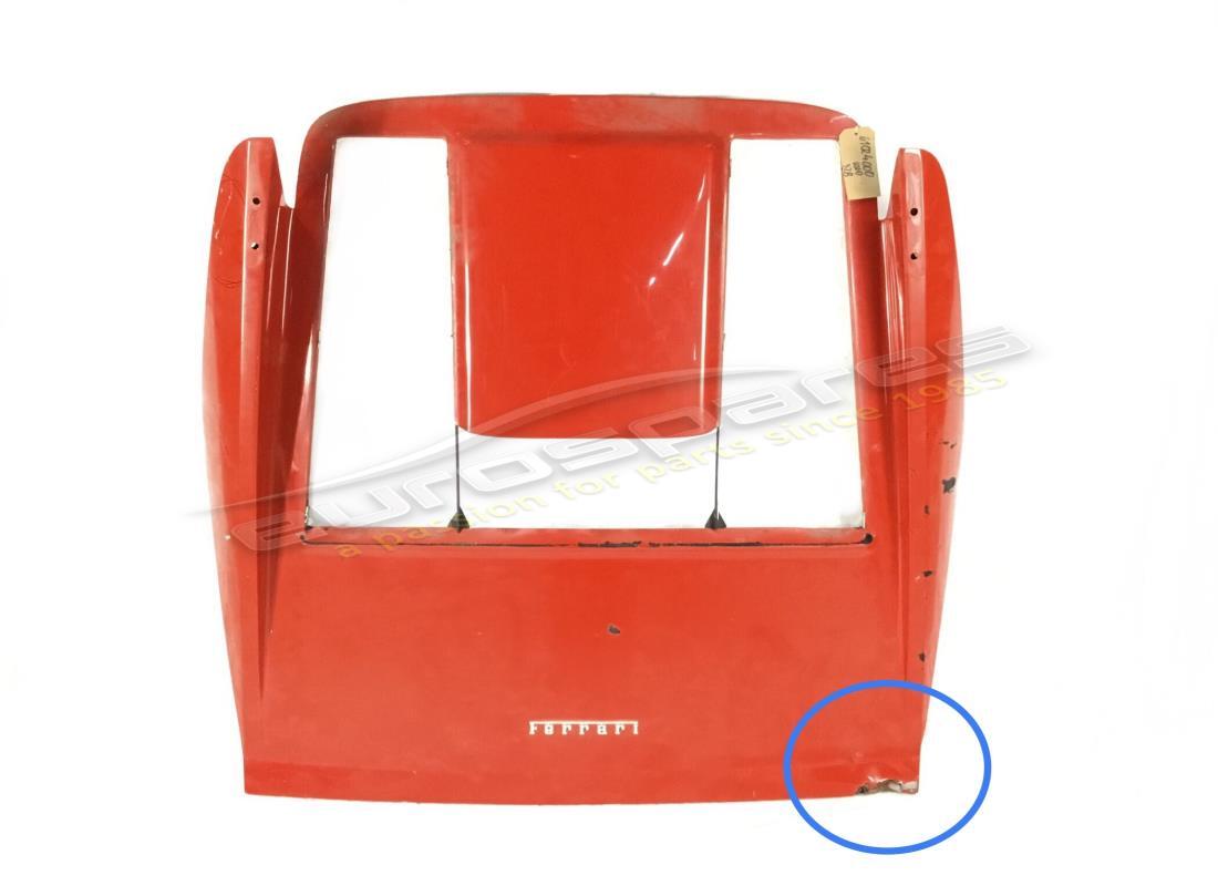 COPERTURA MOTORE POSTERIORE Ferrari USATA CON SPOILER. NUMERO PARTE 61024000 (1)