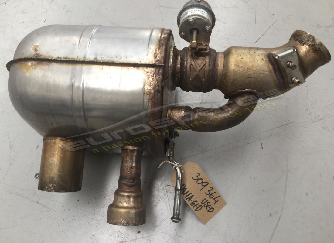 ferrari silenziatore posteriore destro usato. numero parte 309364 (1)