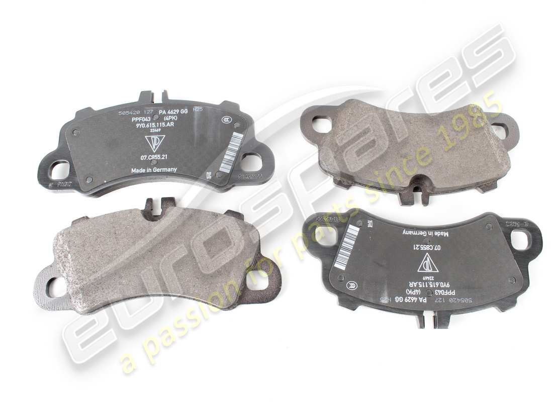 nuovo porsche 1 set di pastiglie freno per freno a disco. numero parte 9y0698151ar (1)