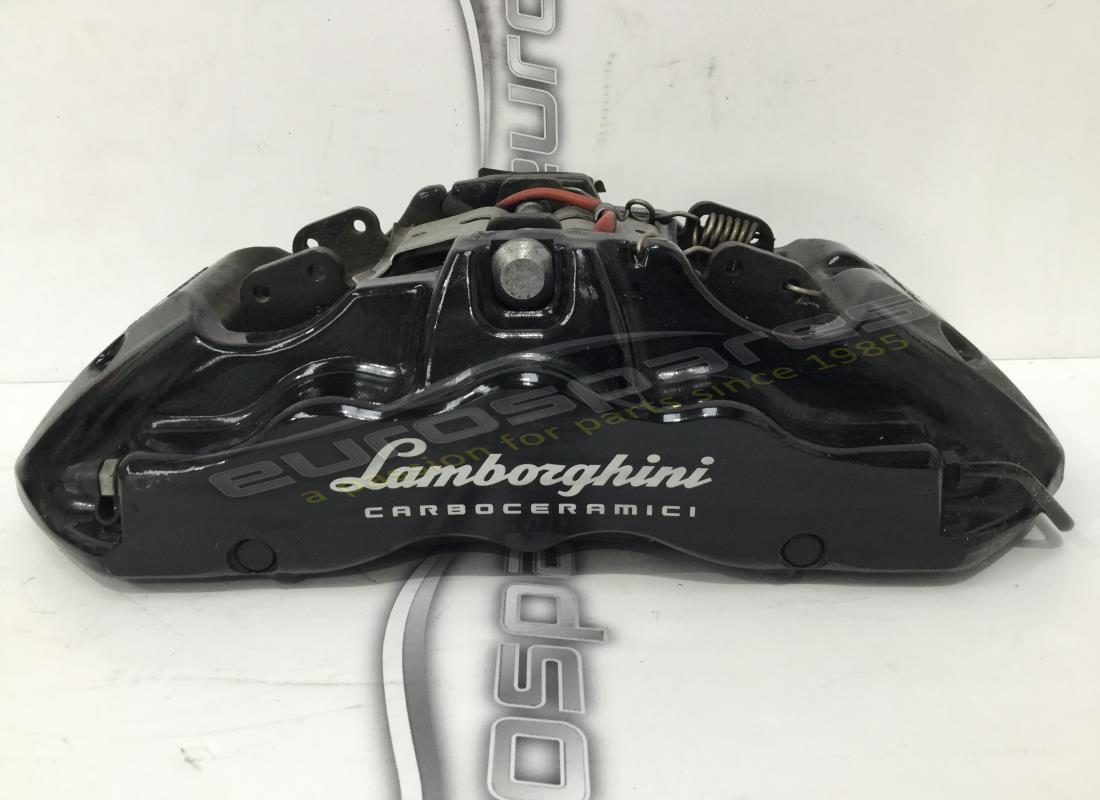 usata lamborghini pinza freno in ceramica nera. numero parte 4t0615105ca (1)