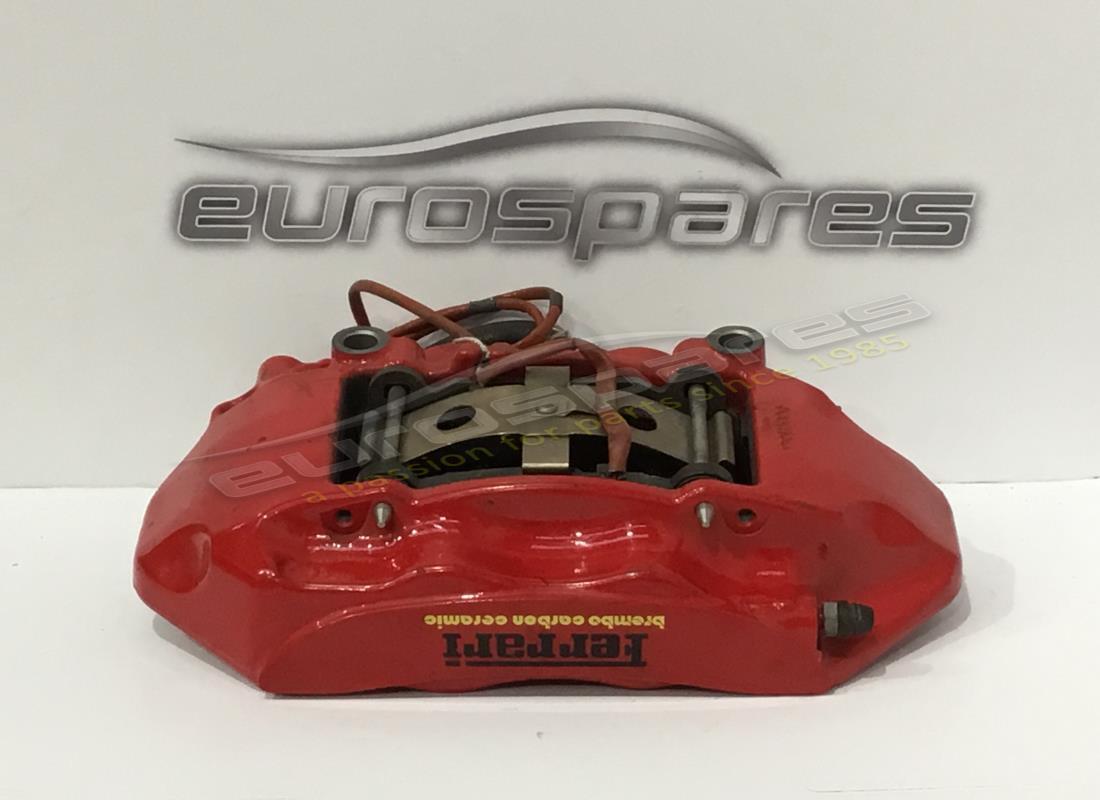 PINZA POSTERIORE SX USATA Ferrari CON PASTIGLIE-ROSSO- . NUMERO PARTE 261786 (1)