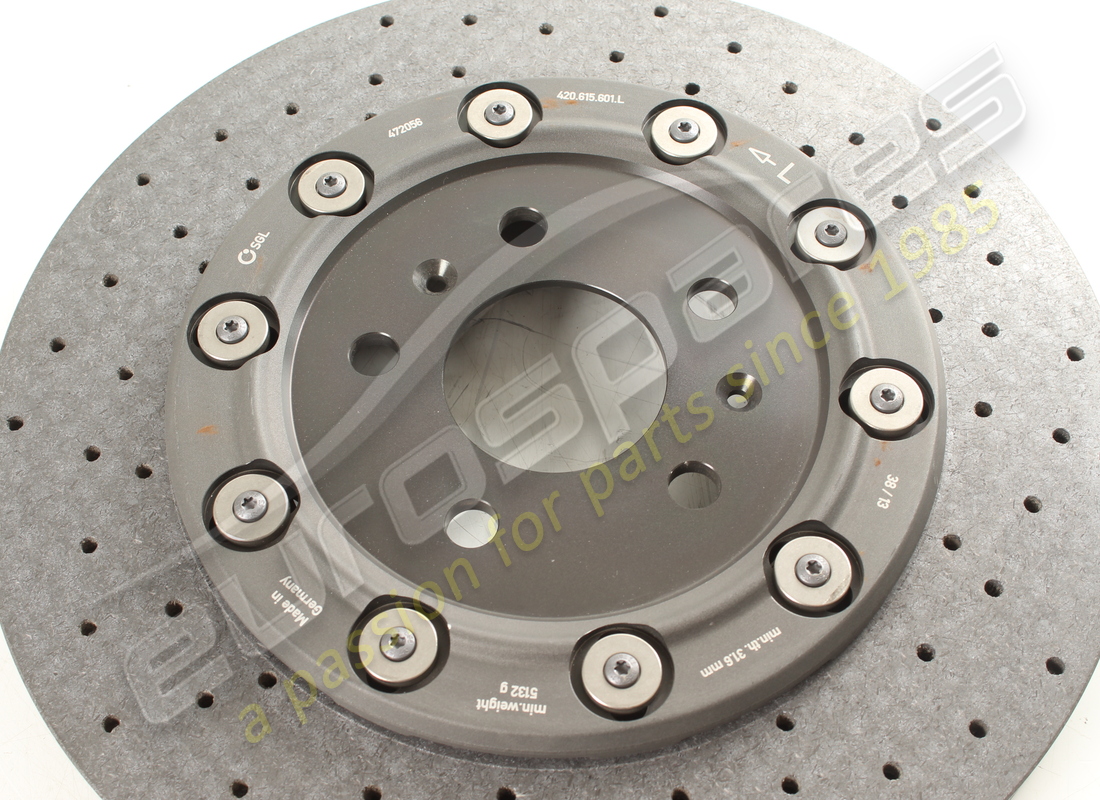 nuovo lamborghini disco freno in carbonio-ceramica (ccp). numero parte 420615601l (2)