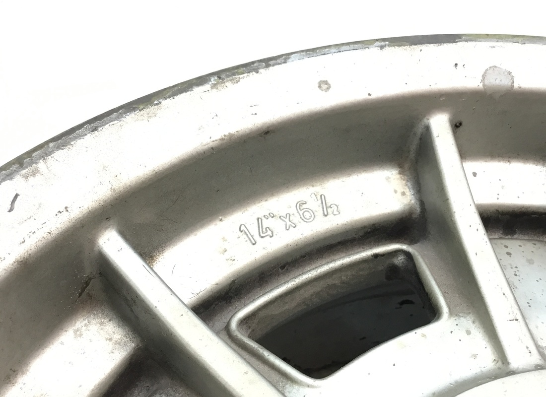 set ferrari cromodora ruote usato 14 x 6½. numero parte 108713set (3)