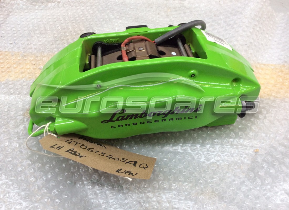 nuova pinza posteriore lamborghini in verde. numero parte 4t0615405aq (1)