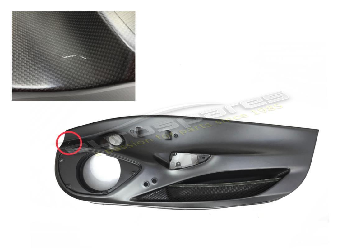 USATO Ferrari SOTTOSTRUTTURA PANNELLO PORTA INFERIORE DX . NUMERO PARTE 798337 (1)