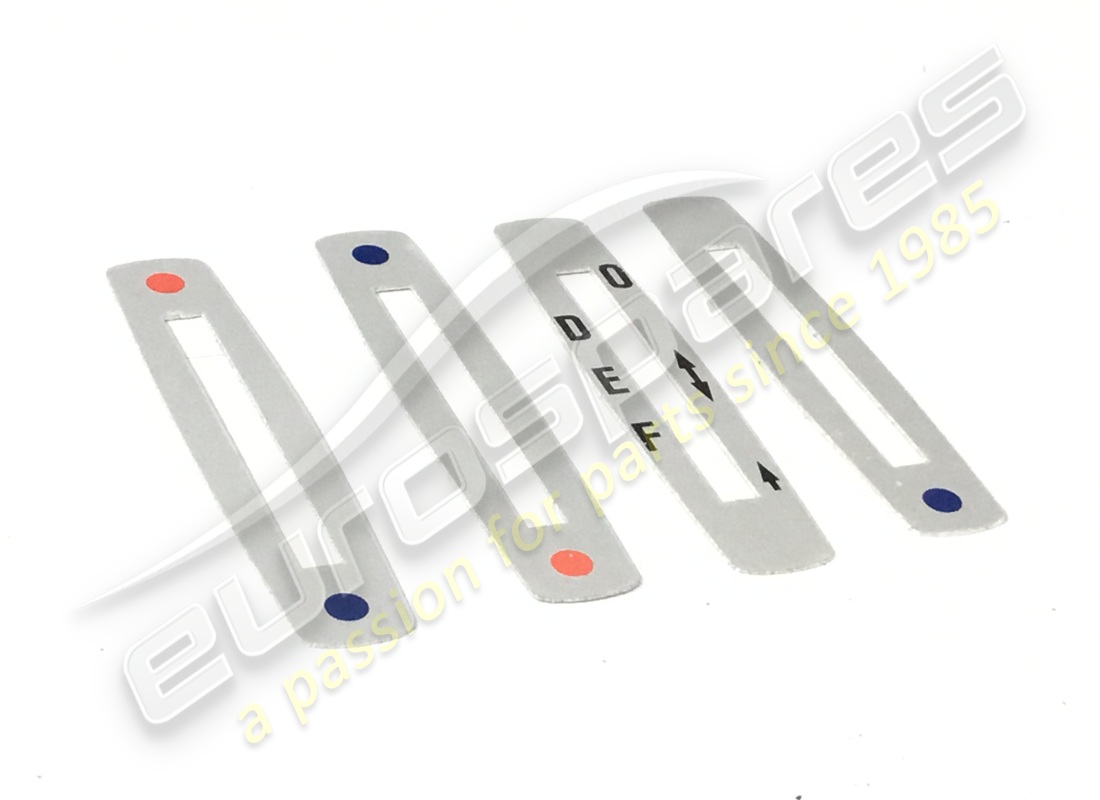 nuovo ferrari set di etichette per piastra della leva. numero parte 205404a (1)