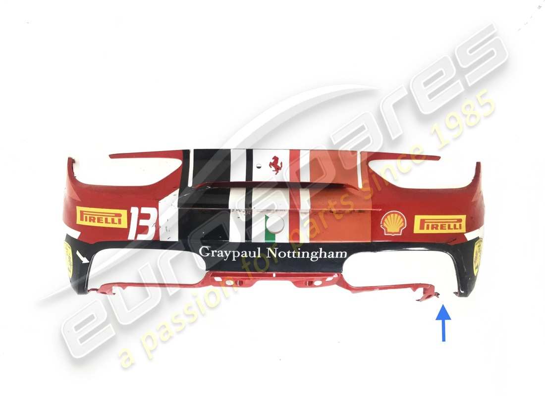 Ferrari PARAURTI POSTERIORE DANNEGGIATO. NUMERO PARTE 88582400 (1)