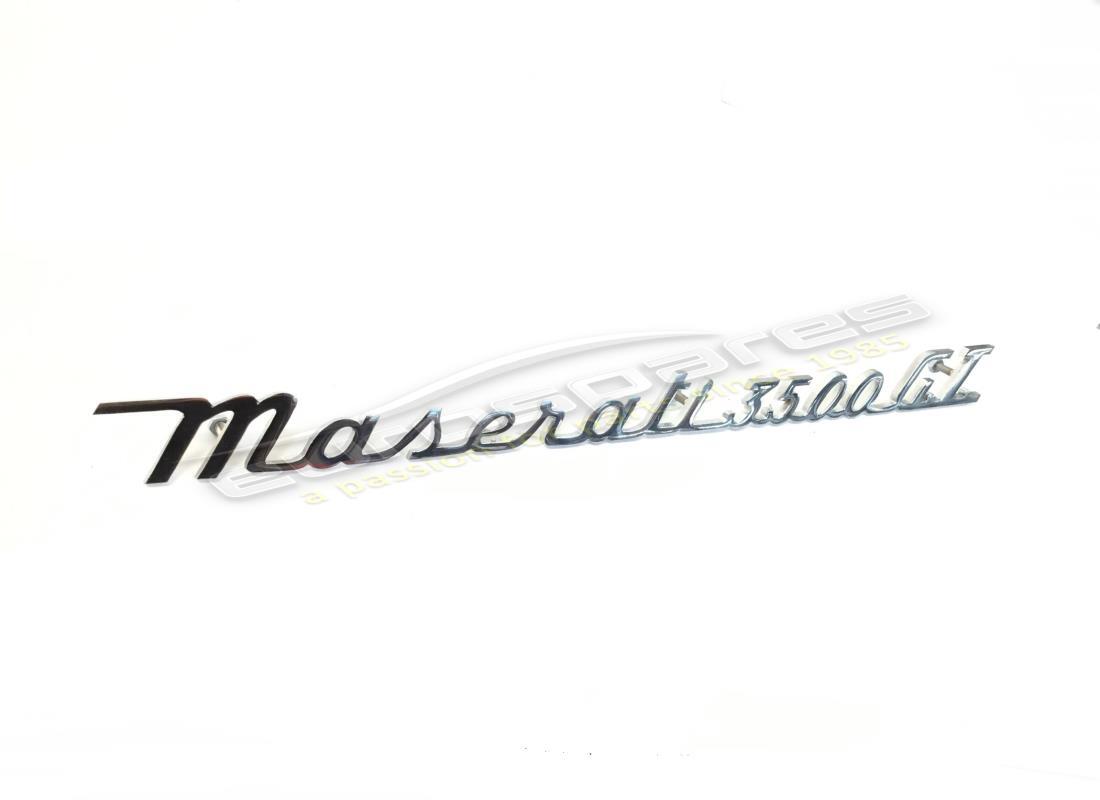 nuovo script maserati 3500 gt. numero parte 2921 (1)