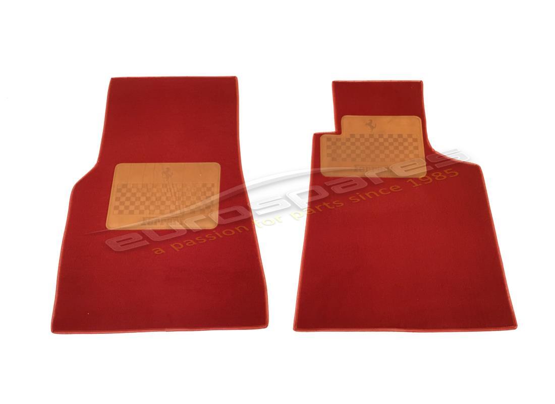 nuovi ferrari 456gt tappetini da pavimento rossi con guida a destra per coppia. numero parte mc614911 (1)