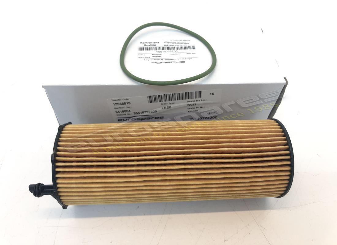 nuovo porsche elemento filtrante con guarnizione. numero parte 95510722200 (1)