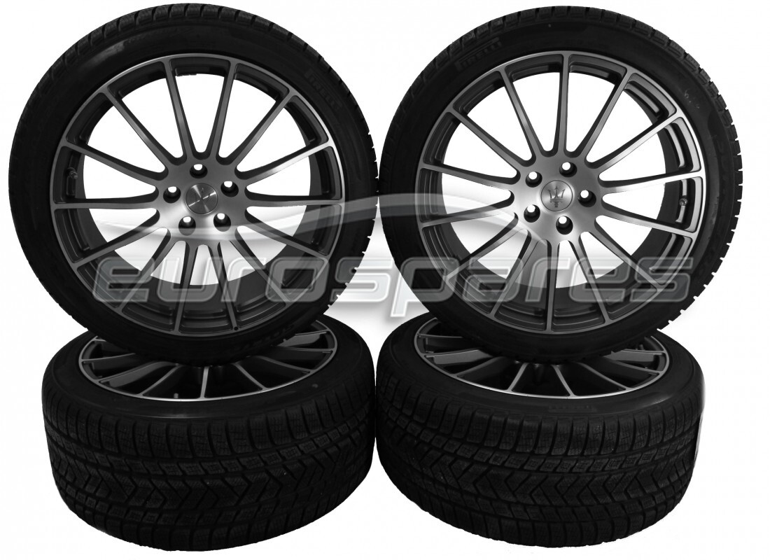 nuove ruote maserati 20'' con pneumatici (antracite) m156. numero parte 980156300a (1)